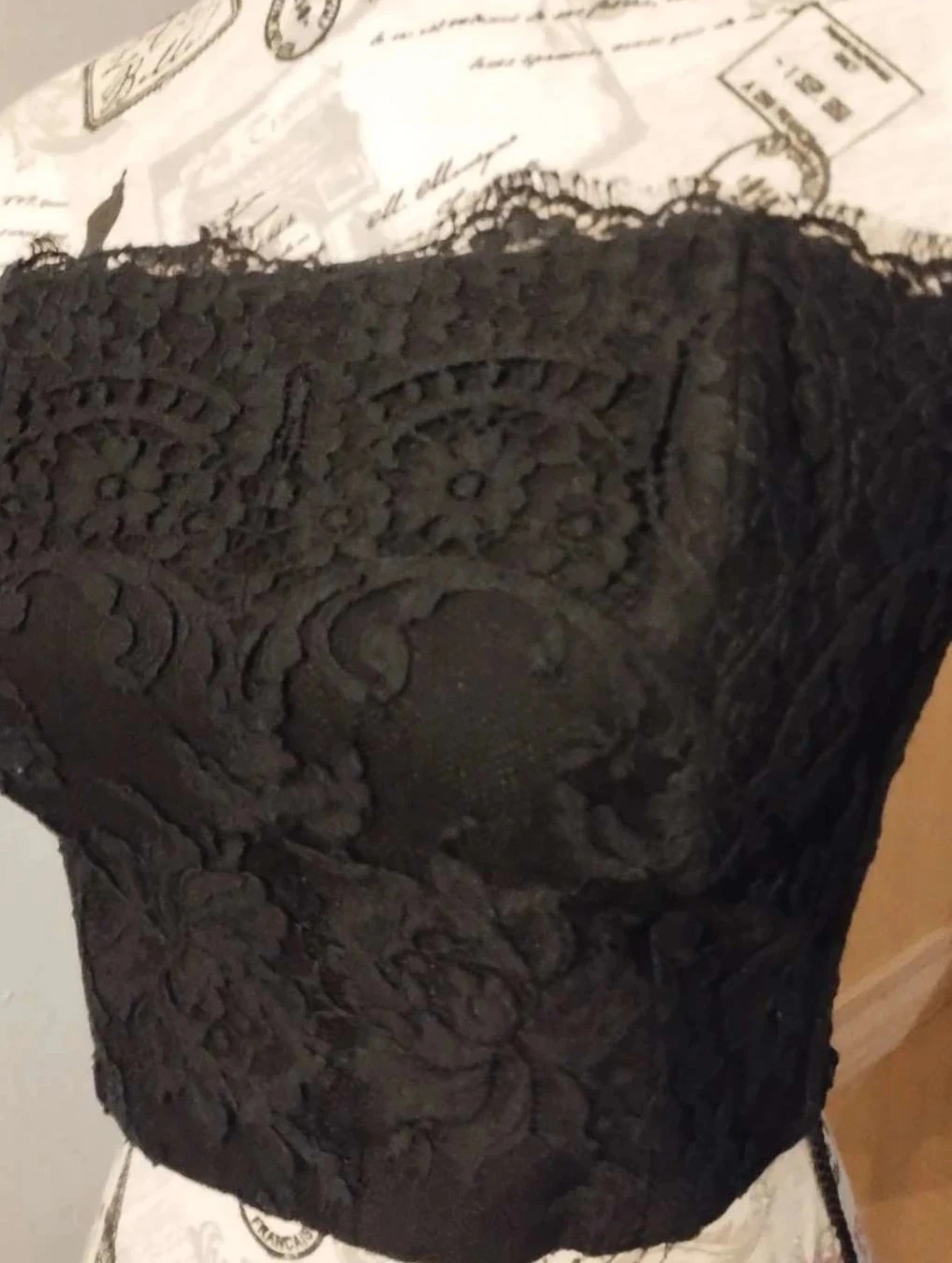 Lace-lined underwire bustier, Souleiado – photo 4